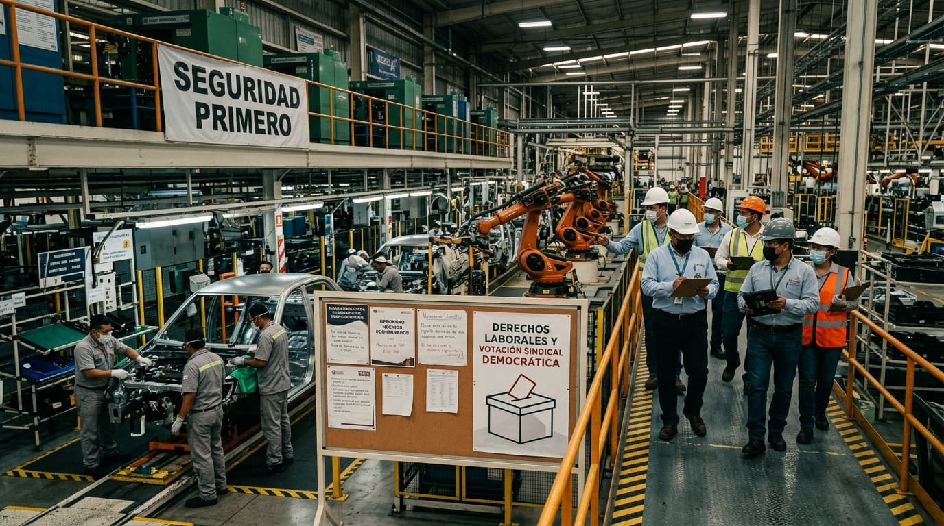 Mecanismo Laboral de Respuesta Rápida T-MEC (MLRR) y Reforma Laboral en México: Guía de Cumplimiento 2026 - Nearshore Navigator Industrial Insight